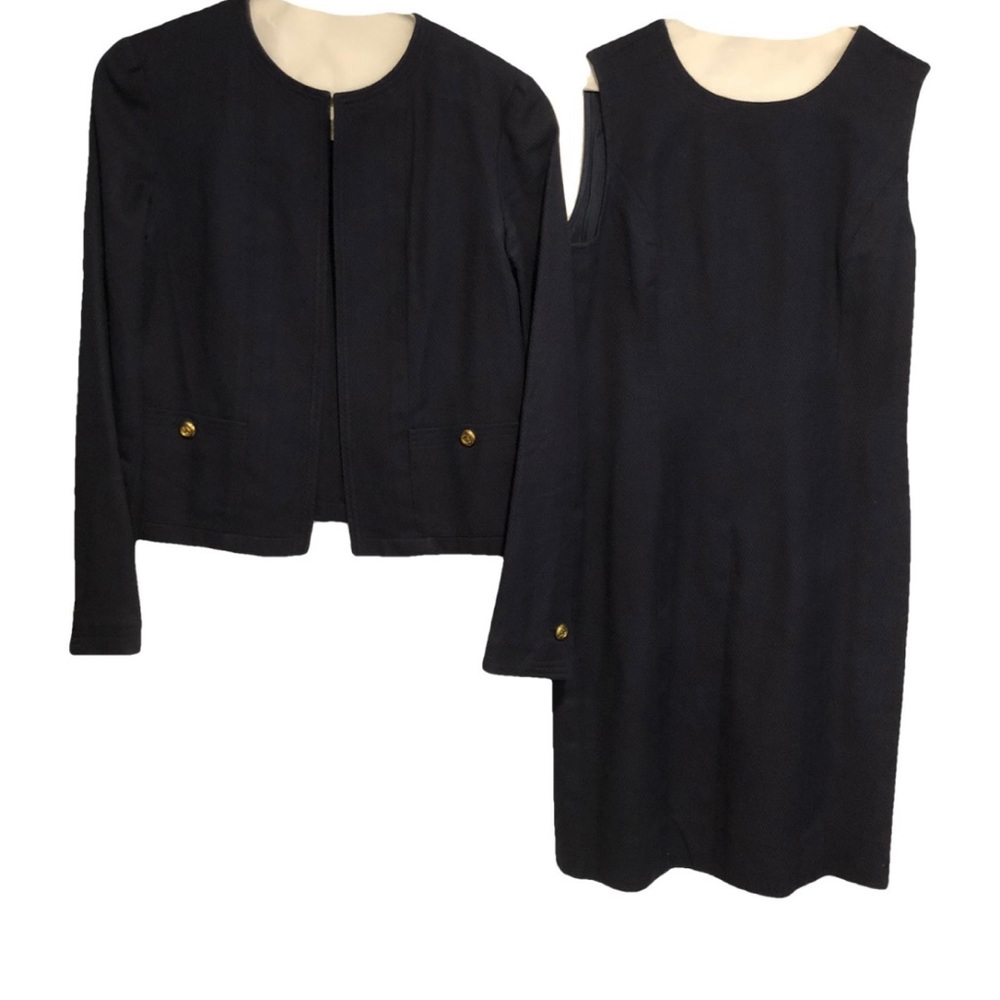 Chanel vintage jacket-dress suit set